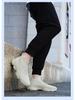 Men's 48 Large Flyknit Casual Dad Shoes - Mesh One-Step Slip-On Style