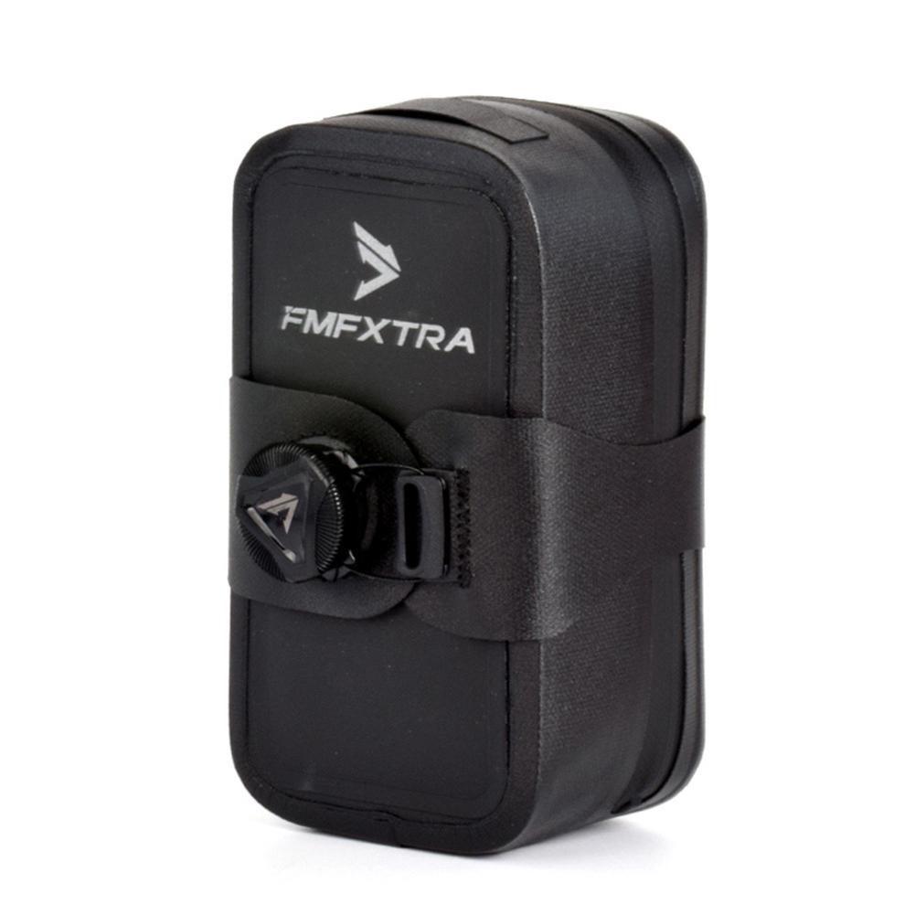 Bicycle Under Seat Bag Bike Strap-On Saddle Bag Knob Lock Bike Seat Bag Waterproof 0.5L Bike Bag Portable for Outdoor Riding