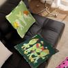 Cartoon Smiski Cushion Cover Pillowcase Upholstery Sofa Throw Pillow Home Decor Pillowcas