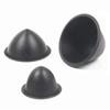1/4Pcs PP Coned Dust Caps Black Protective Sleeve  Speaker Repair Parts Accessories
