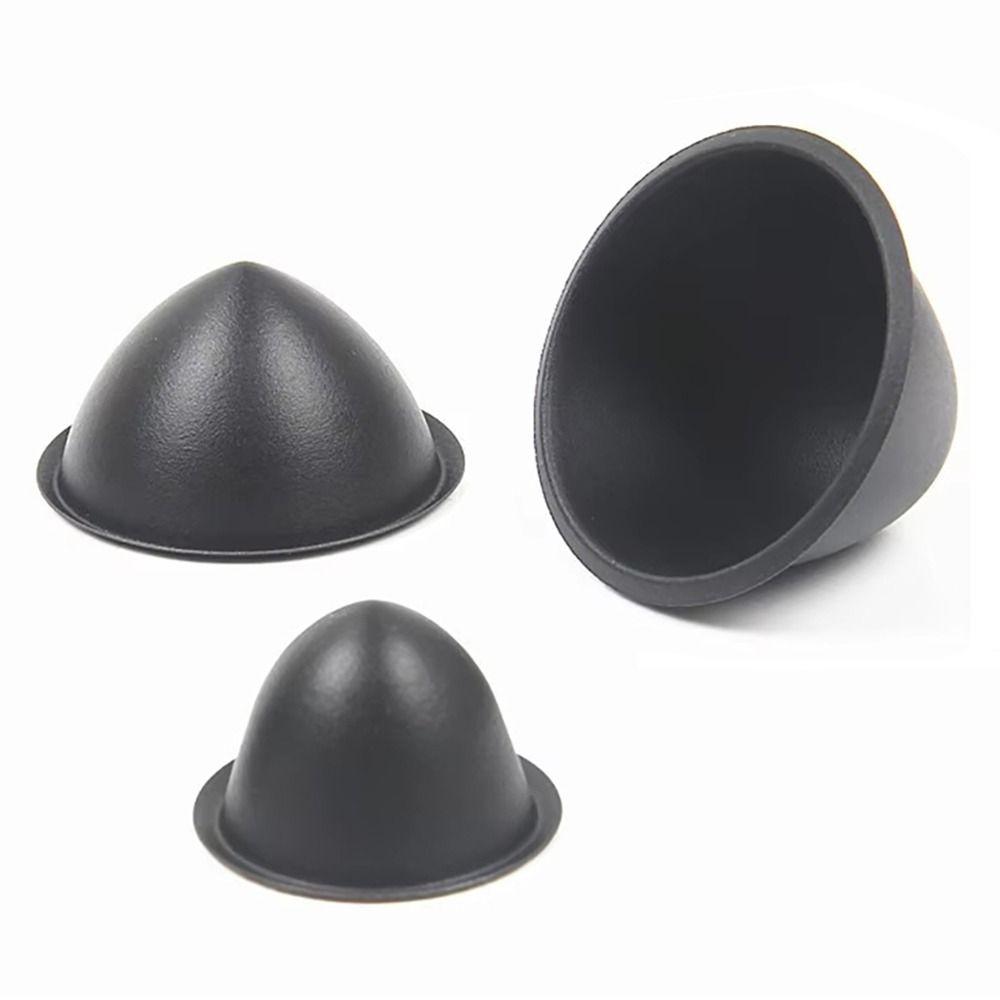 1/4Pcs PP Coned Dust Caps Black Protective Sleeve  Speaker Repair Parts Accessories