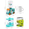 Children's Mini Water Dispenser, Cute Dinosaur Shaped, Suitable for Role-Playing, Office Desktop Decoration, Gifts, Dual Outlet Kitchen Fountain Toy