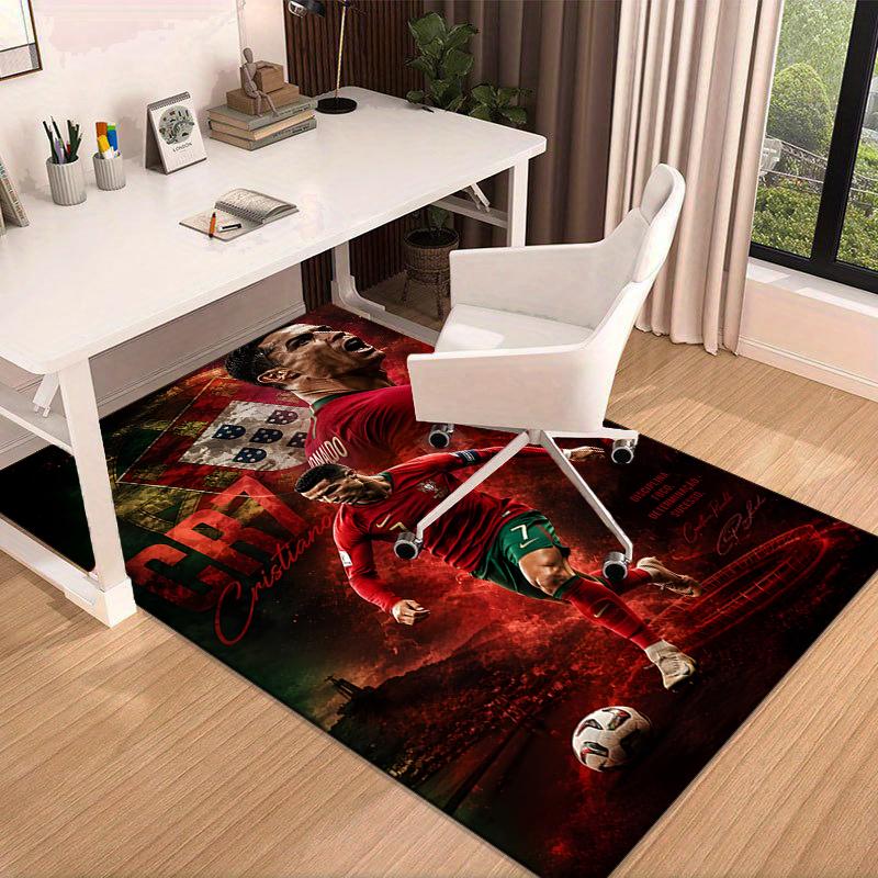 1PC Man United Soccer Action Rug Game Carpet, Floor Mat for Bedroom Living Room Entryway Rug, Home Decor Idea Gift for Christmas birthday