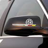 SVLHP1 2PCS Car Rearview Mirror Reflective Decals Waterproof Sticker For VW Volkswagen Jetta Passat Polo Golf 4 5 6 7 8 Tiguan Bettle