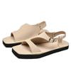 Men's 2025 Cross-Strap Thong Sandals - Large Size, Flat Bottom Flip-Flops