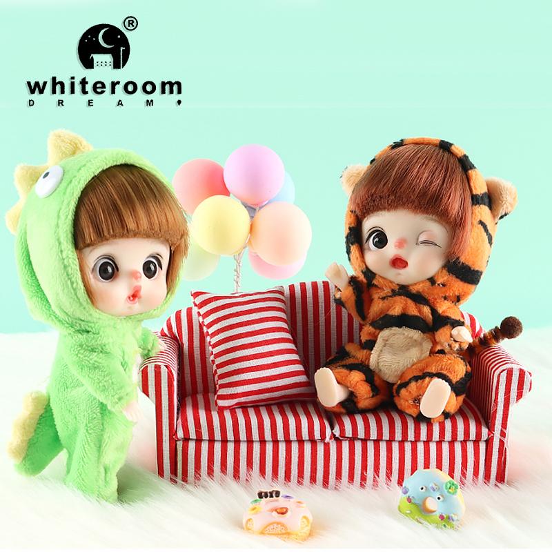 Ob11 Bjd Puppenzubehör Bett Body Obitsu 11 Kleidung Puppen für Mädchen Jungenspielzeug Baby Kawaii Anime Spielzeugartikel Pyjama Miniatur