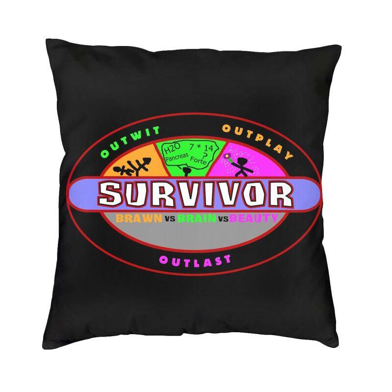 Reality Tv Survivor Nicaragua Cushion Covers Sofa Home Decor Square Throw Pillow Cover 40X40Cm