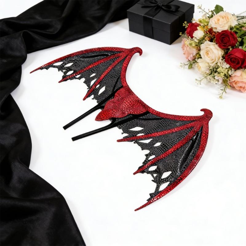 Glittering Dragon Wing Costume Accessory Role Playing Easy Wear For Cosplay And Halloween Parties