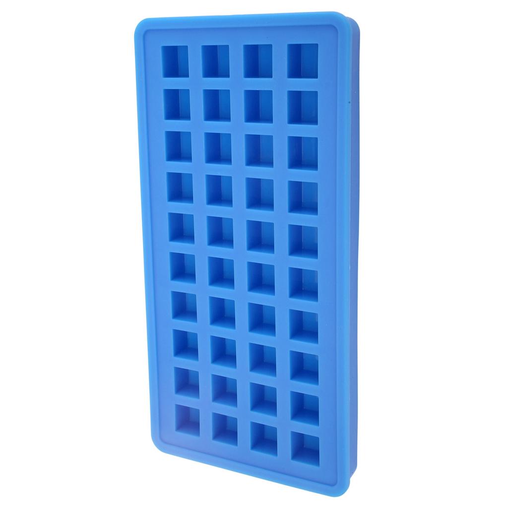 40Grids Silicone Ice Tray Square Shape Ice Cubes Maker Mold DIY Kitchen AccessoriesSky Blue