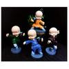 Kungfu Monk Miniature Garden Decorations Items Showpiece Statue Idols & Gift (4 Kung Fu Monks Big Size)
