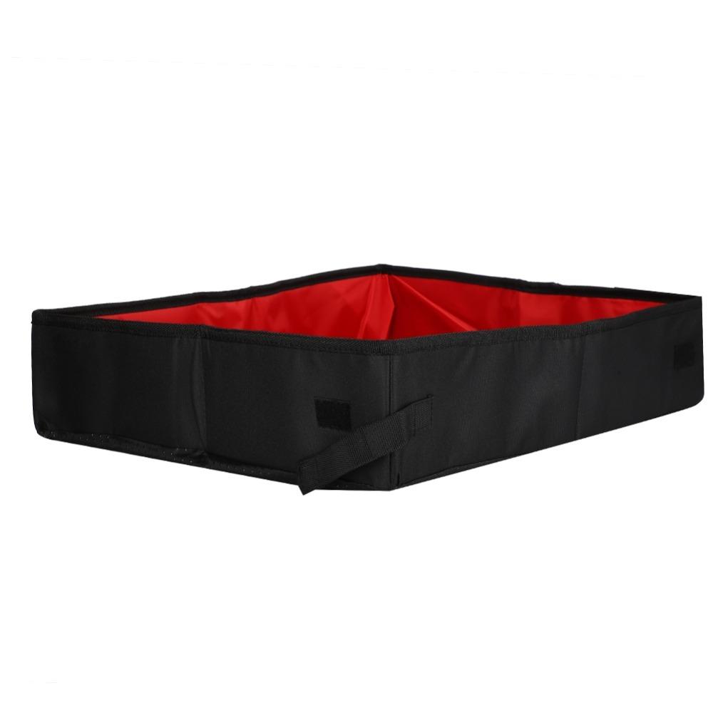 Easy To Clean Cat Litter Tray Semi Closed Cat Toilet Folding Cat Litter Box Outdoor Camping