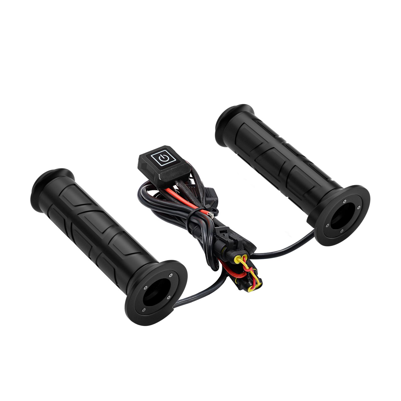 

Специально для пляжных багги/квадроциклов, интеллектуальная трехскоростная регулировка температуры, электрическая ручка подогрева, модель с пластиковым переключателем 12.5*2.2cm чёрный