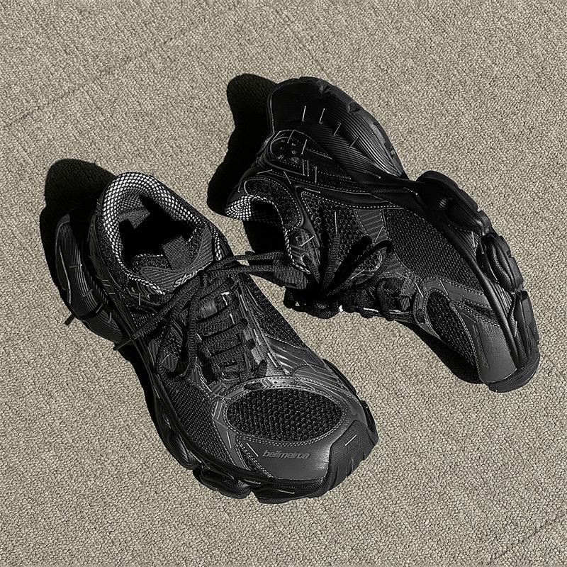 

Paris new stapler dad shoes women do old polish couple running shoes platform heightening fried street casual sneakers Female size 35 чёрный