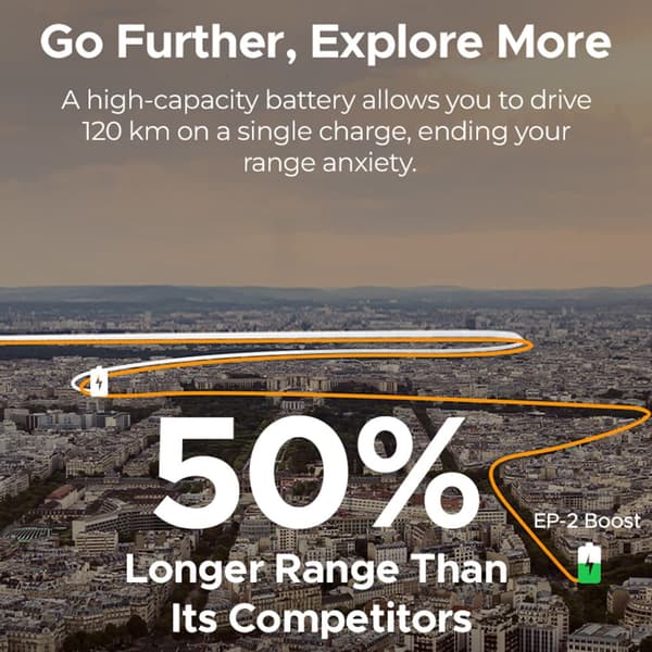 Rower Elektryczny ENGWE EP-2 BOOST - Silnik 250W, Zasięg 120km, E-rower z Grubymi Oponami 20" z Shimano 7-biegowym