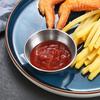 4/8Pcs Stainless Steel Sauce Dishes Mini Round Seasoning Bowls Appetizer Soy Sauce Dipping Plates Household Kitchen Utensils