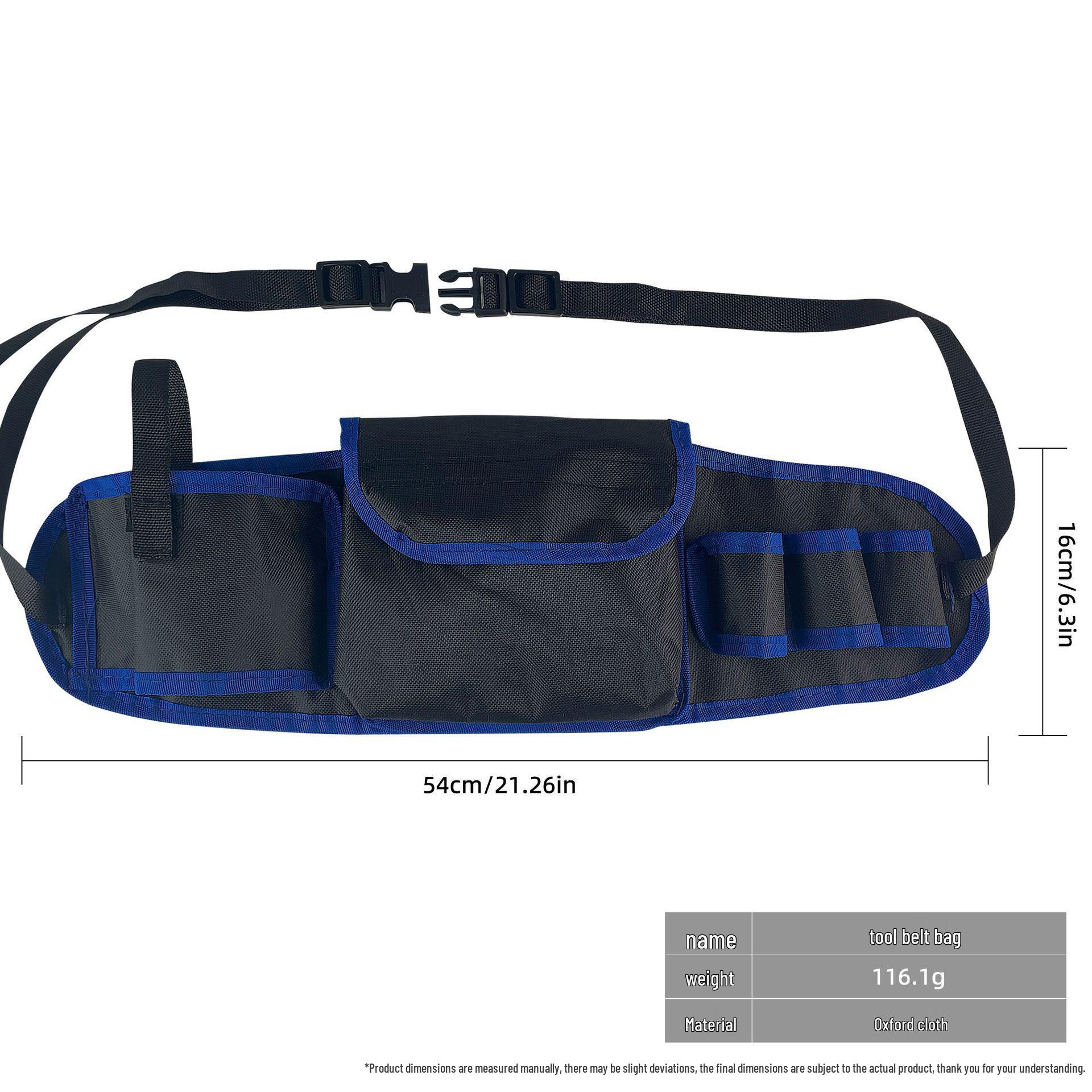 

Прочная и долговечная поясная сумка для инструментов плотника - Многофункциональная для строительства и отделки