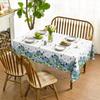 Spring Summer Tablecloth Easter Watercolor Hydrangea Blooming Floral Table Cover Washable Home Kitchen Party Dinner Table Decor