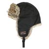 AVIREX Pilot Flight Cap with Earflaps for Men and Brand Name Military Flight Cap with Free 14534200 Cap, Women, Fur, Black, Size,