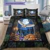 Cartoon Pattern Bedding Quilt Set Quilt Cover Pillowcase Home Decoration Birthday Gift (1 * duvet cover + 2 * pillowcase, without core)
