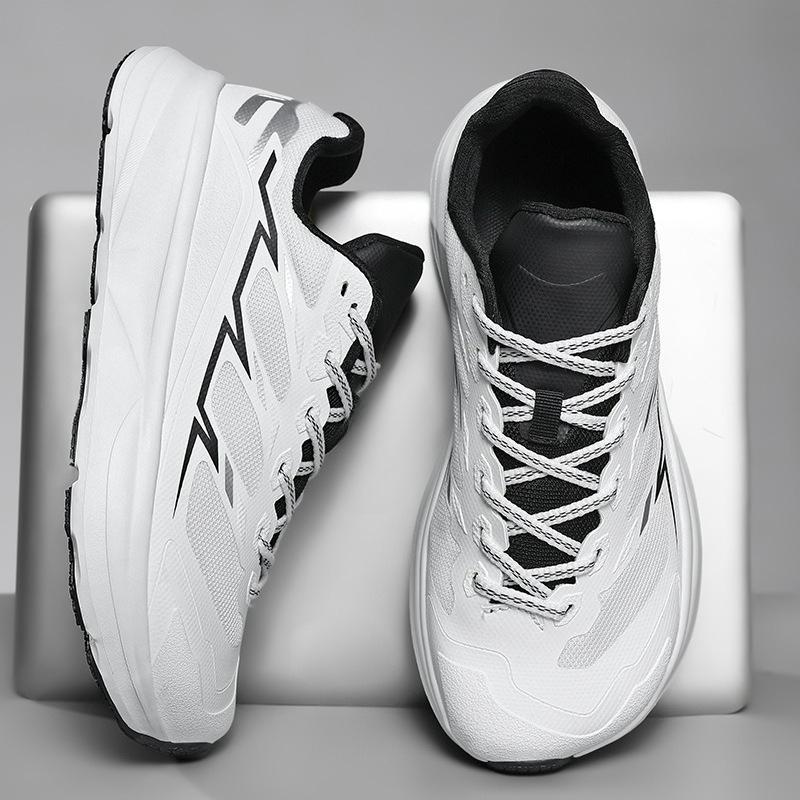Men's Sneakers Wide Toe Running Shoes Outdoor Breathable Walking Shoes Platform Hiking Men Shoes Lace-up Non-slip Casual Shoe