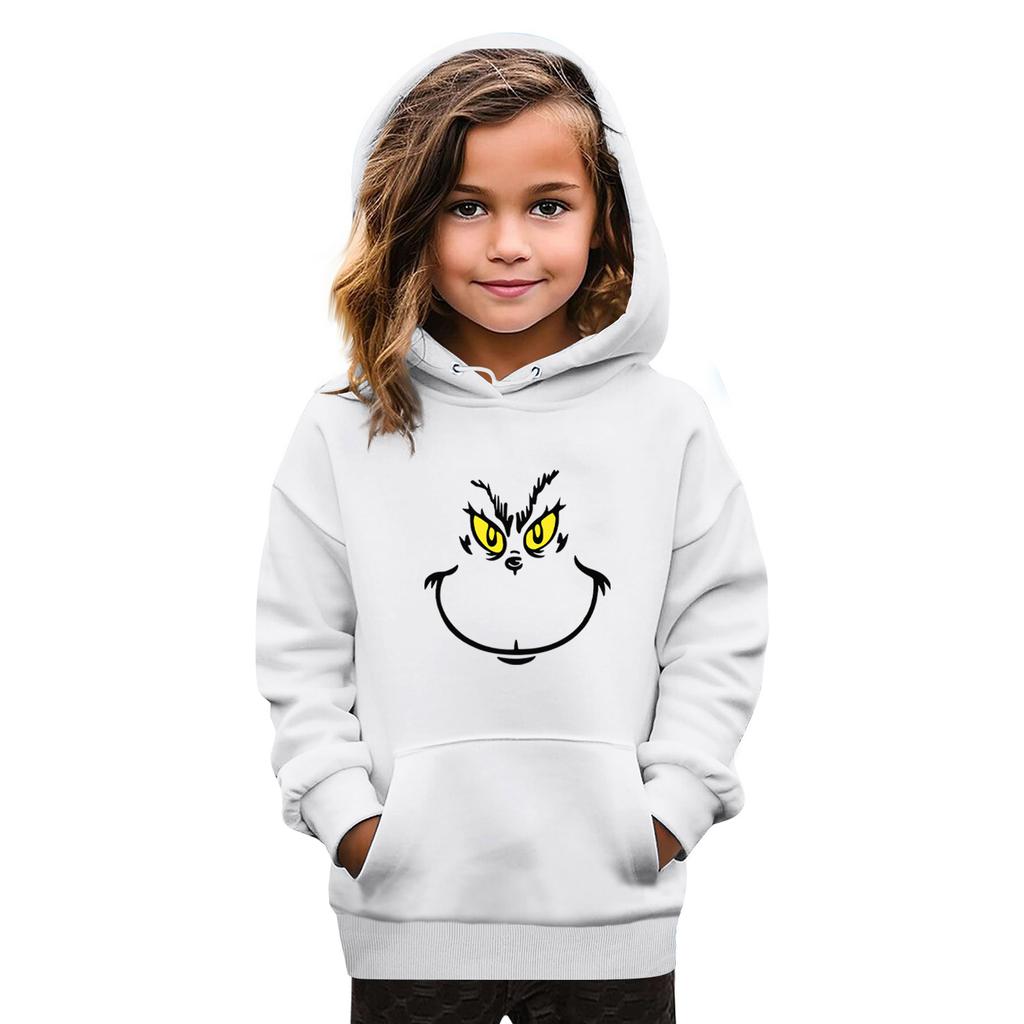 Sweatshirts For Teen Girls Hoodies Long Sleeve Drawstring Pullover Cute Oversized Hoodie Christmas Day