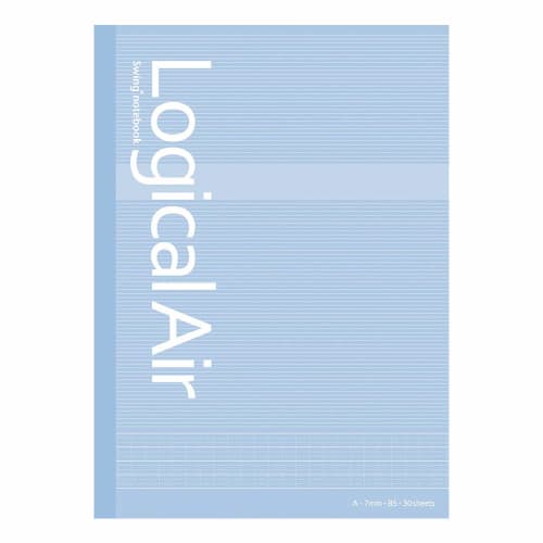 Nakabayashi Logical Air Note 5-Book Pack Semi-B5 A-lined Pale Tone Series No-B585A-5P