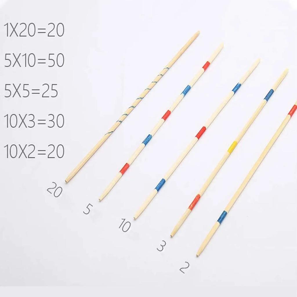 1Pcs Wooden Classic Pick Up Sticks Game With Instruction Development Learning Toy For Kids Children Gift Party Favor Family Game