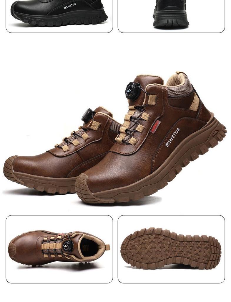 Scarpe di Sicurezza Temu Isolate 6KV | Antishock | Antiperforazione | Resistenti all'Abrasione | Pelle in Microfibra | Idrorepellenti | Scarpe da Lavoro