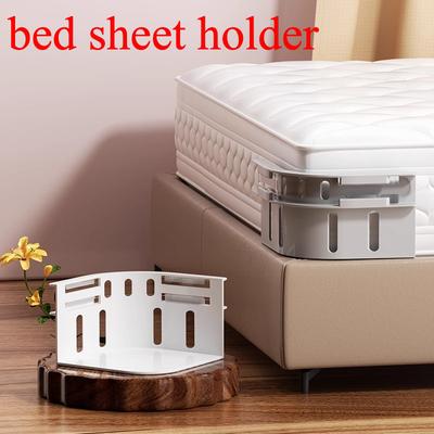 4pcs/set Bed Sheet Fasteners Sheet Ties Multifunctional Use Heavy Duty Bedsheet Corner Tightener Clips Home Supplies Fixator