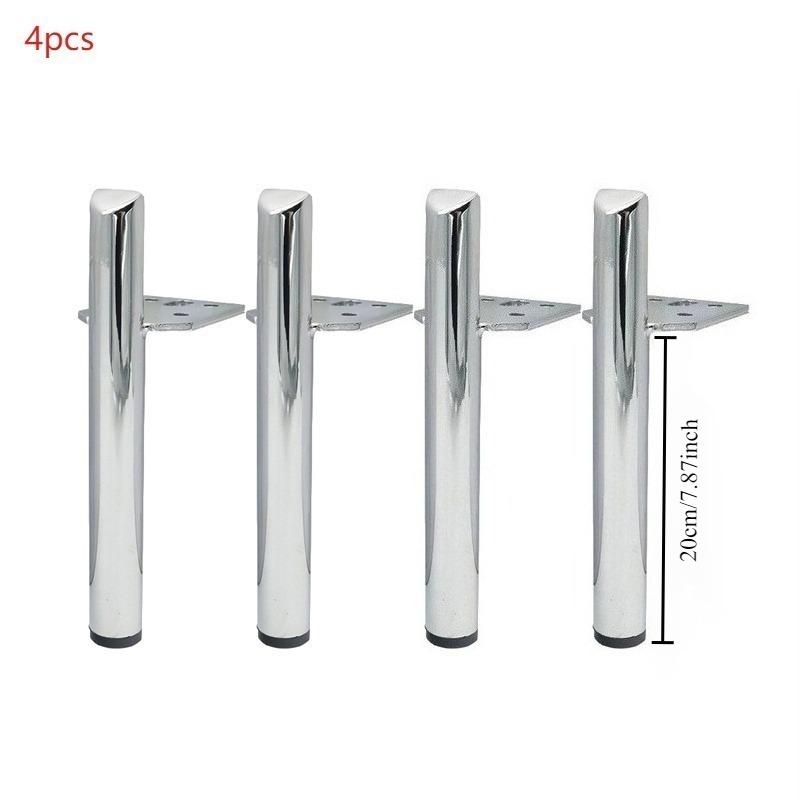 4pcs Furniture Legs Mounted Style Furniture DIY Replacement Feet Coffee Table Feet Metal Furniture Leg for Sofa Cabinet Side