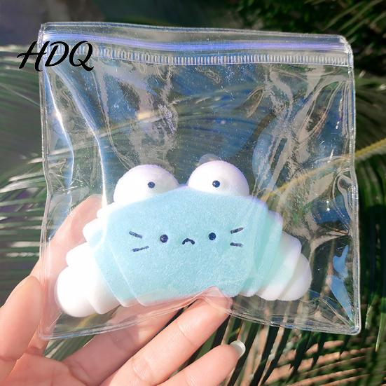 Slow Rising Croissant Toy Cartoon Squeeze Stress Relief Bread Sensory Anxiety Portable Kids Adults Simulated Food Pinch Fidget