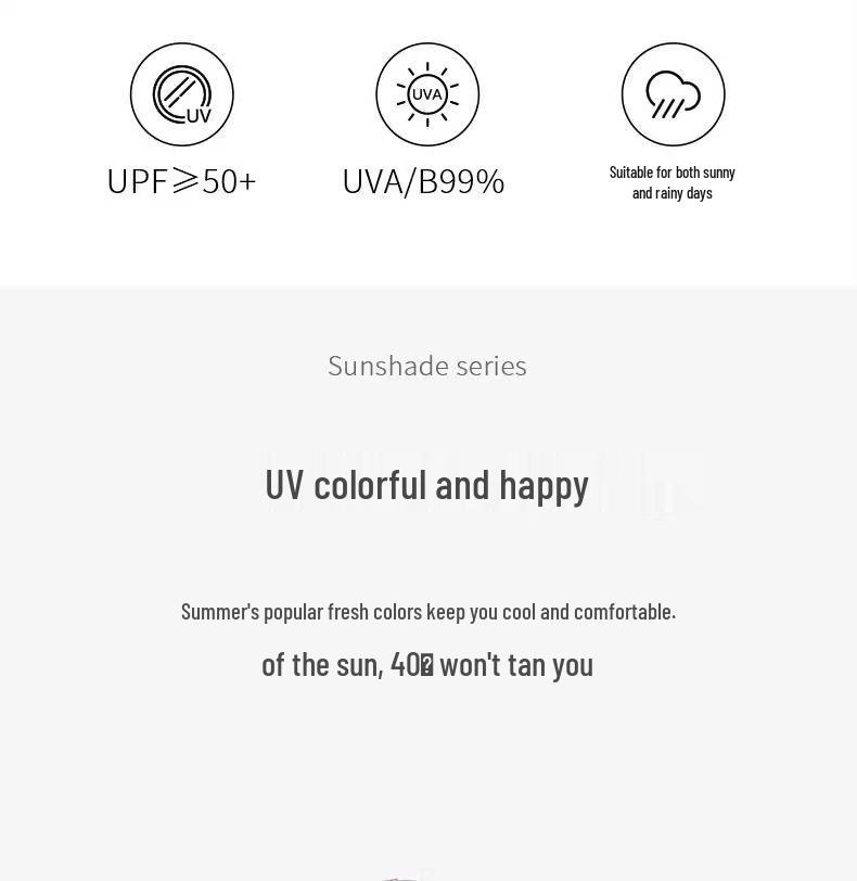 Umbrelă cu protecție UV care își schimbă culoarea: Umbrelă Pliabilă în Trei Părți, pentru Ploaie sau Soare, pentru Bărbați și Femei.