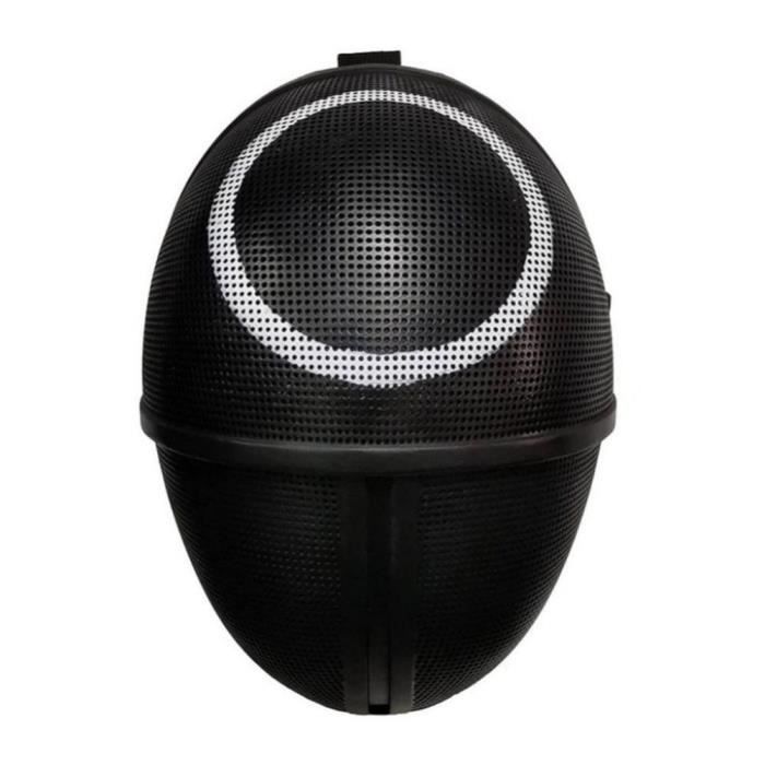Masque de jeu de calmar, accessoires de jeu de calmar TV Cosplay 2021, accessoires de Mascarade - Forme ronde