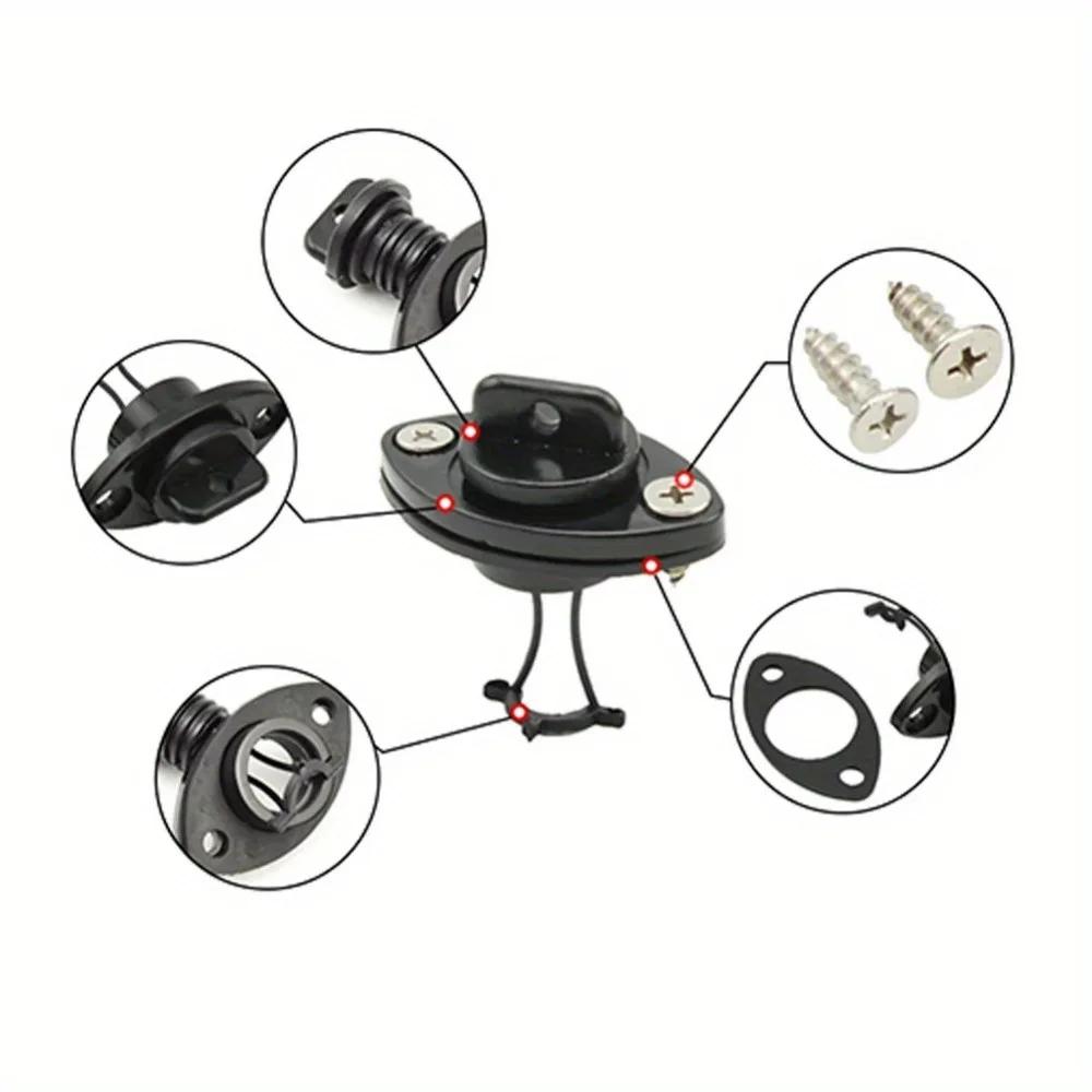 1PC Marine Drain Plug Nylon Oval Transom Bung Hull Hole Drainage Sealing Plugs For Kayak Canoe Peddle Marine Boat Accessories