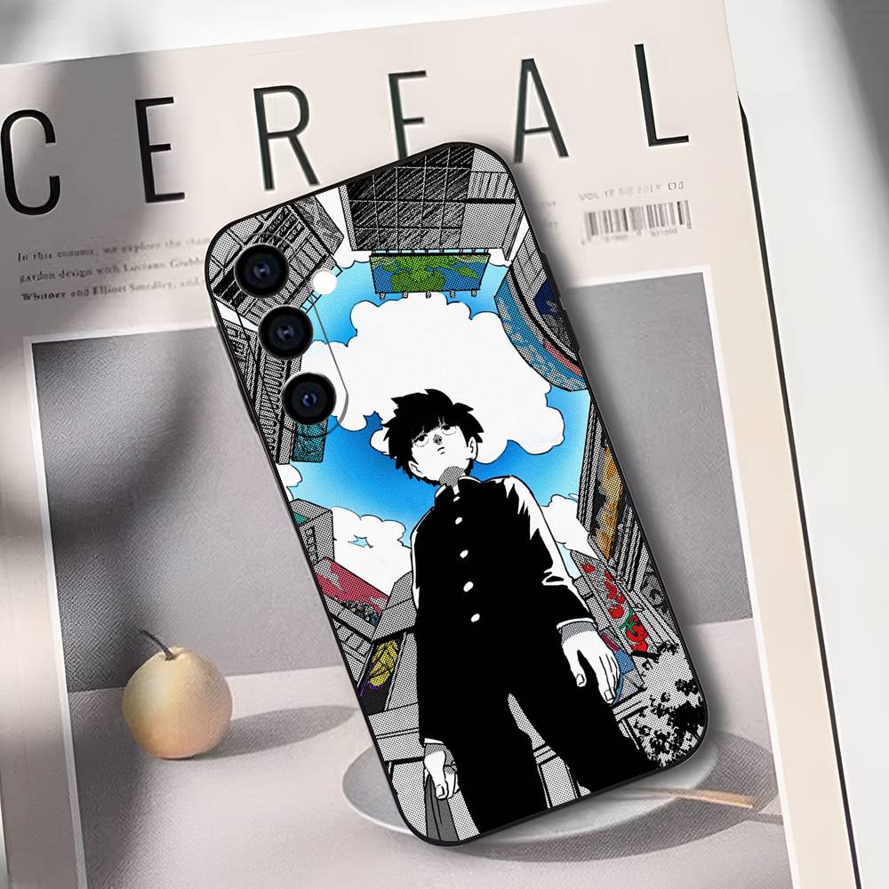 Mob P-Psycho 100 Silicone Soft Phone Case for Samsung Galaxy A73 A72 A71 A70 A53 A52 A51 - Protective Cover