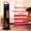 Smart Voice-Controlled Vertical Electric Heater with Flame Simulation and Remote Temperature Control