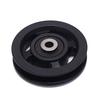 1Pc 90Mm Black Iron Core Bearing Pulley Wheel Cable Gym Equipment Part Wearproof