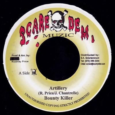 7inch Record BOUNTY KILLER - Artillery NONE Scare Dem Muzic 2003 Jamaica Reggae, Ska & Dub Used