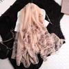 Luxus Marke Große Seide Schal Frauen Mode Druck Tücher und Wrap Bufanda Foulard Weibliche Strand Schals Dünne, Weiche Stolen