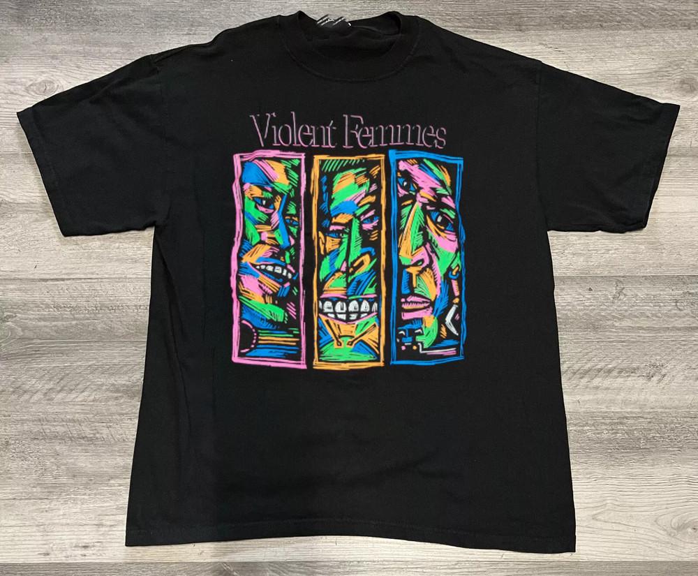 Винтажная футболка Violent Femmes Арт-футболка Унисекс Концертная S до 5XL DO365 Унисекс Футболка XXXXL