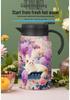 Guochao Large Capacity Insulated Teapot with Tea-Water Separator for Home