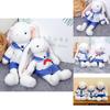 Adorable Blue Navy Bunny Plush Toy Doll Perfect For Birthdays And Cuddly Gifts