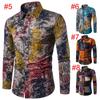 Fashion Mens Summer Casual Dress Shirt With Vibrant Floral Design And Comfortable Cotton Blended Fabric