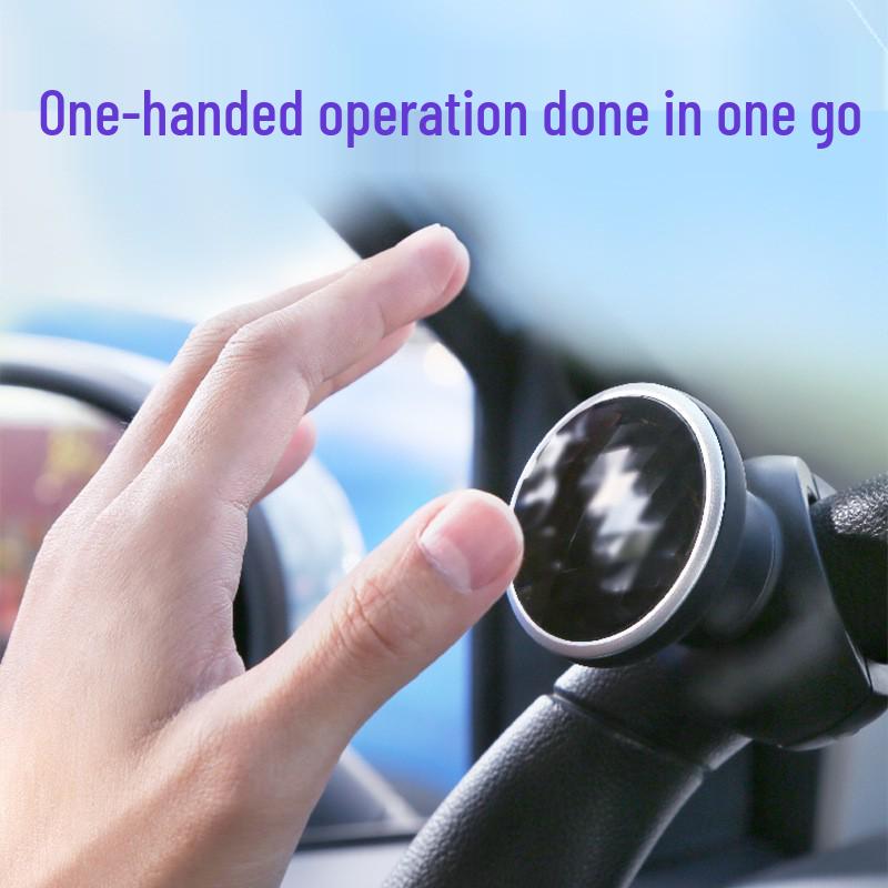 

2252 One-Handed Steering Wheel Booster with Bearing for Easy Turning - Compatible with Sedans and Large Cars.