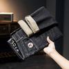 JYL Мужские джинсы из эластичного хлопка для новичков, удобные, модные, с вышивкой, прямые