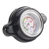 High Pressure Radiator Cap With Temperature Gauge, 1.8 Bar Radiator Cap 25.6Psi For Honda, Kawasaki, Suzuki, Yamaha-A99D