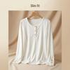 2026 Plus Size Women's Ice Silk Knit Print T-Shirt - Spring/Summer Collection, Loose Fit, Slimming, Short Sleeve