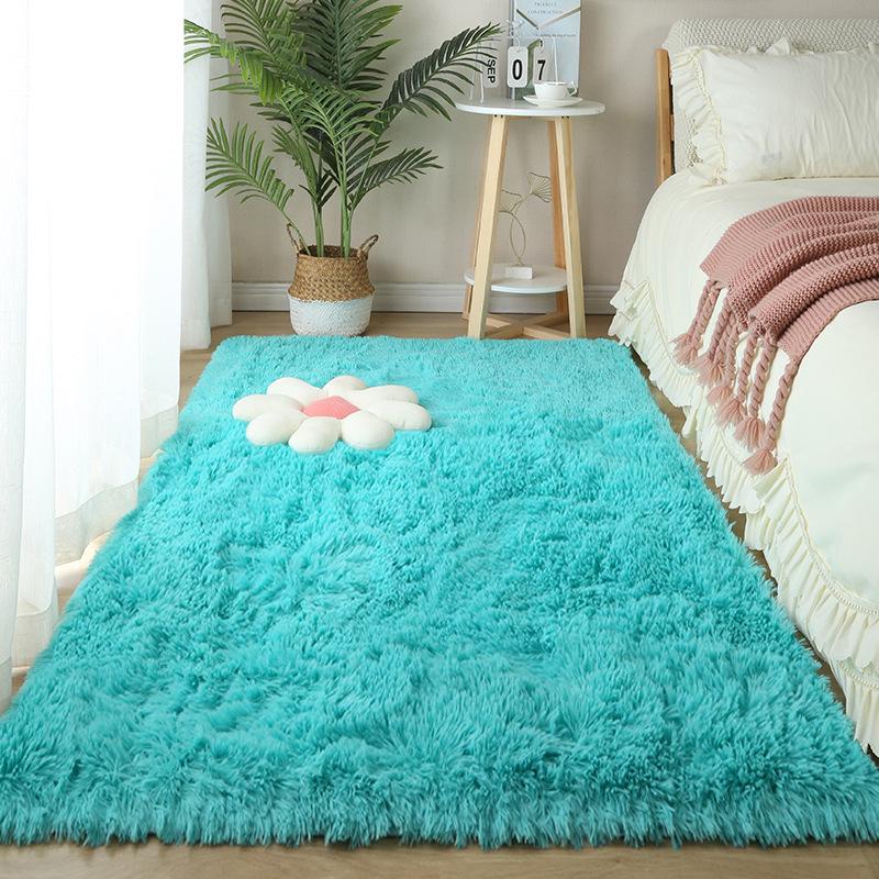 Plush Long Hair Bedside & Living Room Carpet