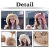 With Cute Animal Casual CZ383 [White Fang] Hat, Deer, Reindeer, Ears, Costume, Autumn/Winter, Women's (Gray)