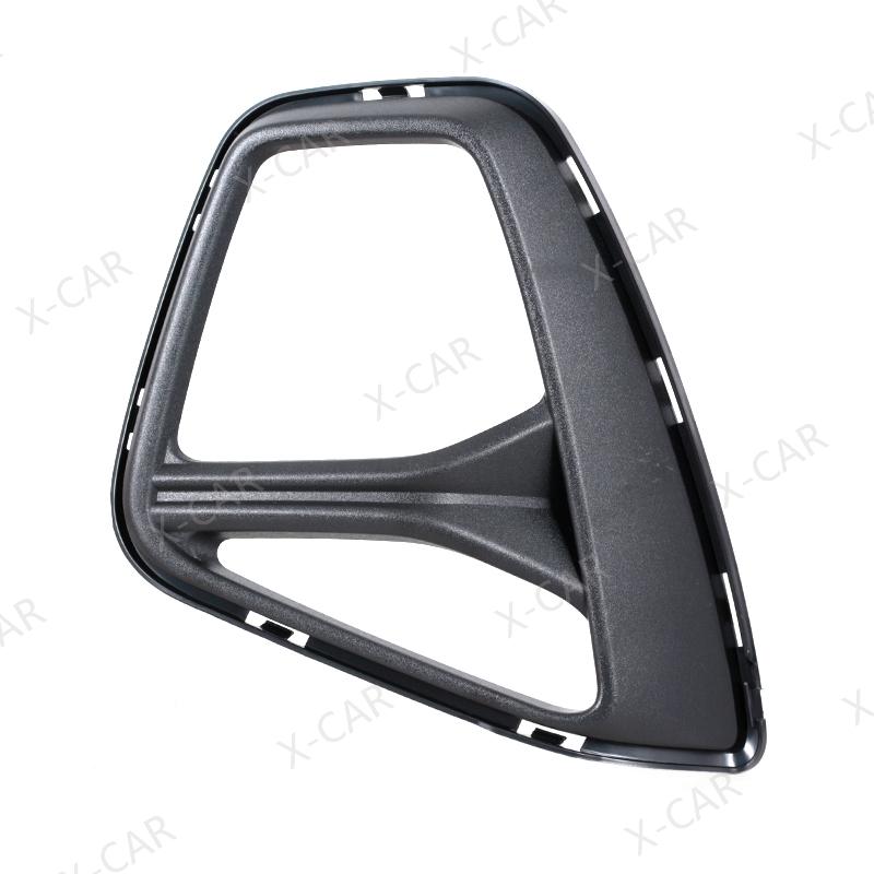 Matte Black For Chevrolet Blazer Front Bumper Fog Light Lamp Trim Cover Frame Grille Lid Bezel Hood